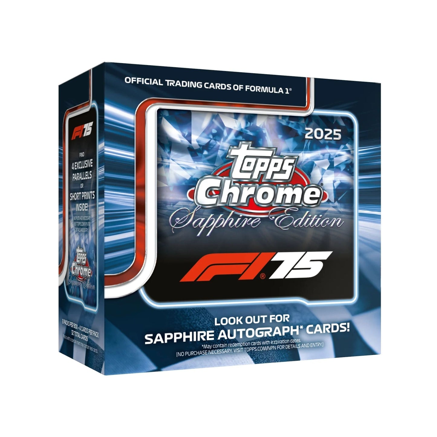 2025 Topps Chrome Formula 1 Racing Sapphire Edition Box