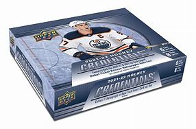 2021-22 Upper Deck Credentials Hockey Hobby Case
