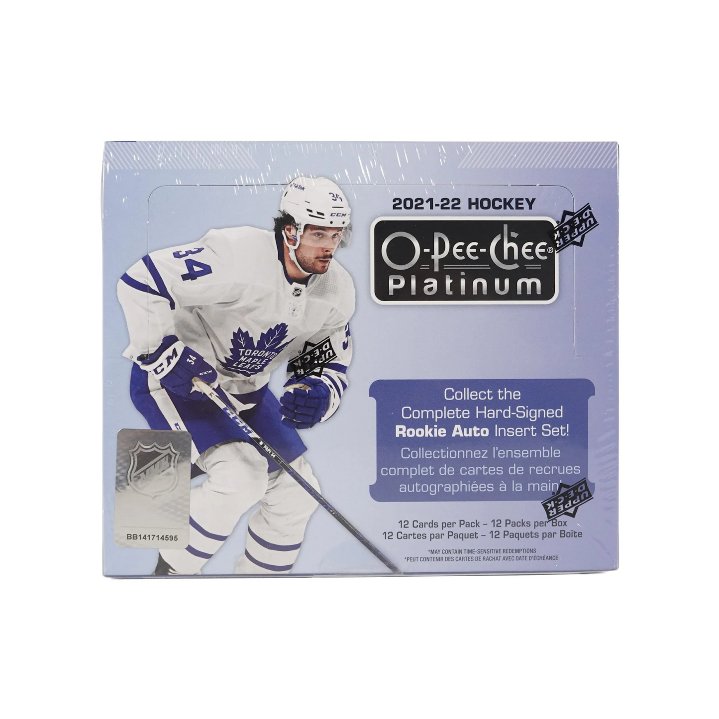 2021-22 Upper Deck O-Pee-Chee Platinum Hockey Hobby Box