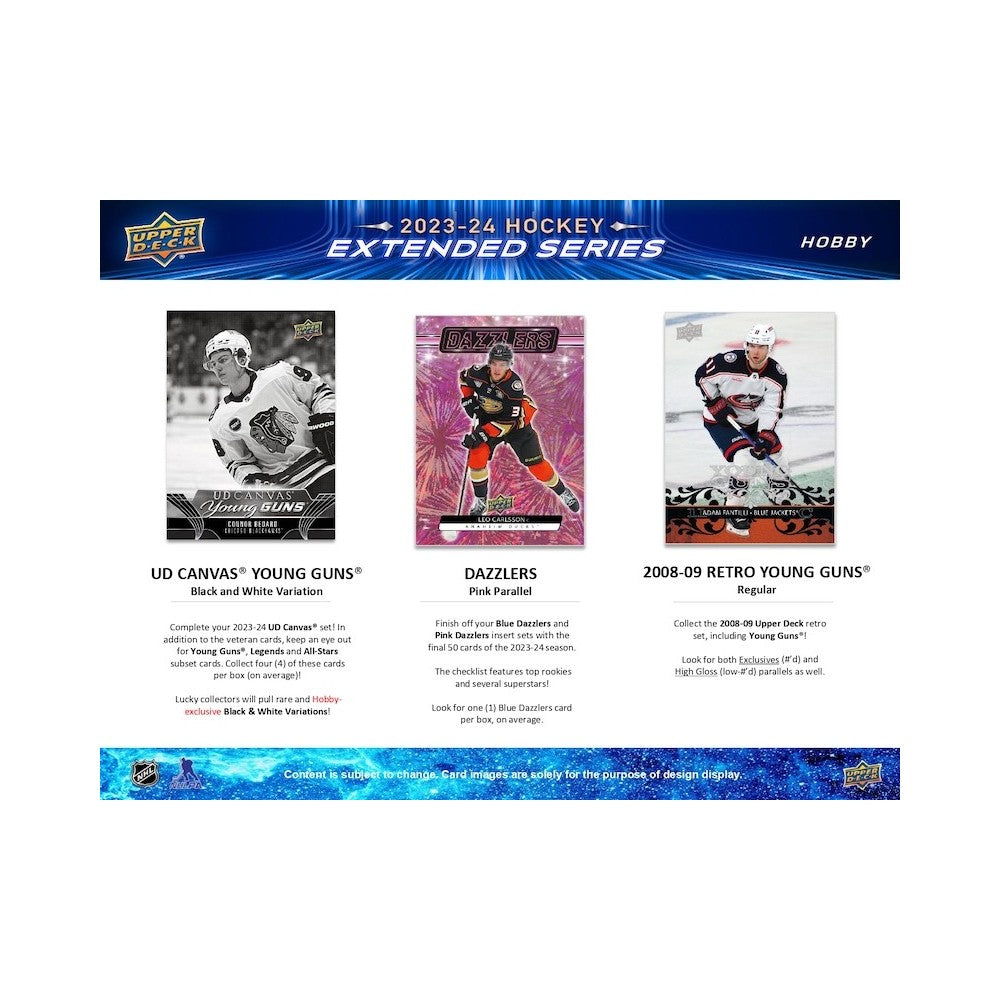 2023-24 Upper Deck Extended Series Hockey Hobby Box
