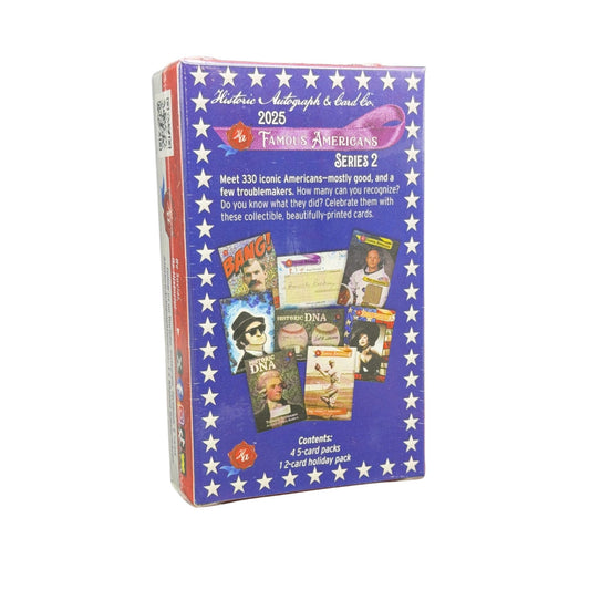 2025 Historic Autographs Famous Americans Series 2 Hobby Box