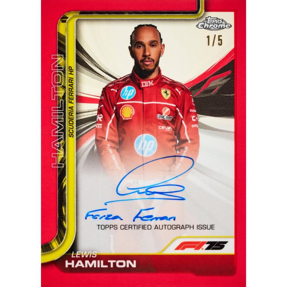 2025 Topps Chrome Formula 1 Hobby Box