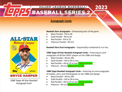 2023 Topps Series 2 Baseball Jumbo Box