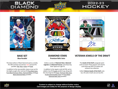 2022-23 Upper Deck Black Diamond Hockey Hobby Box