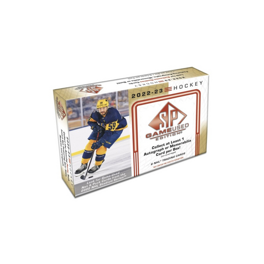 2022-23 Upper Deck SP Game Used Hockey Hobby Box